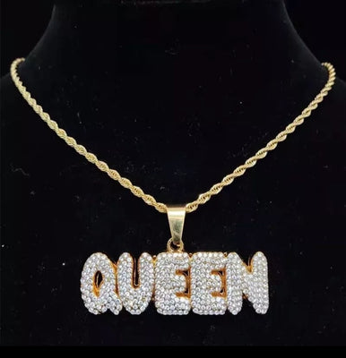 COLGANTE QUEEN BRILLANTE LETRAS P