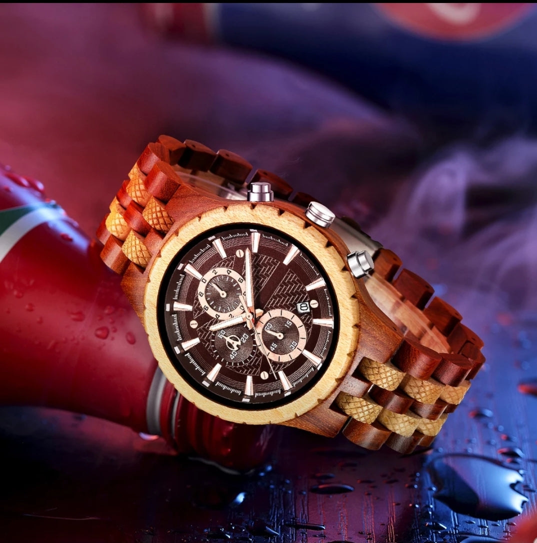 RELOJ WOOD