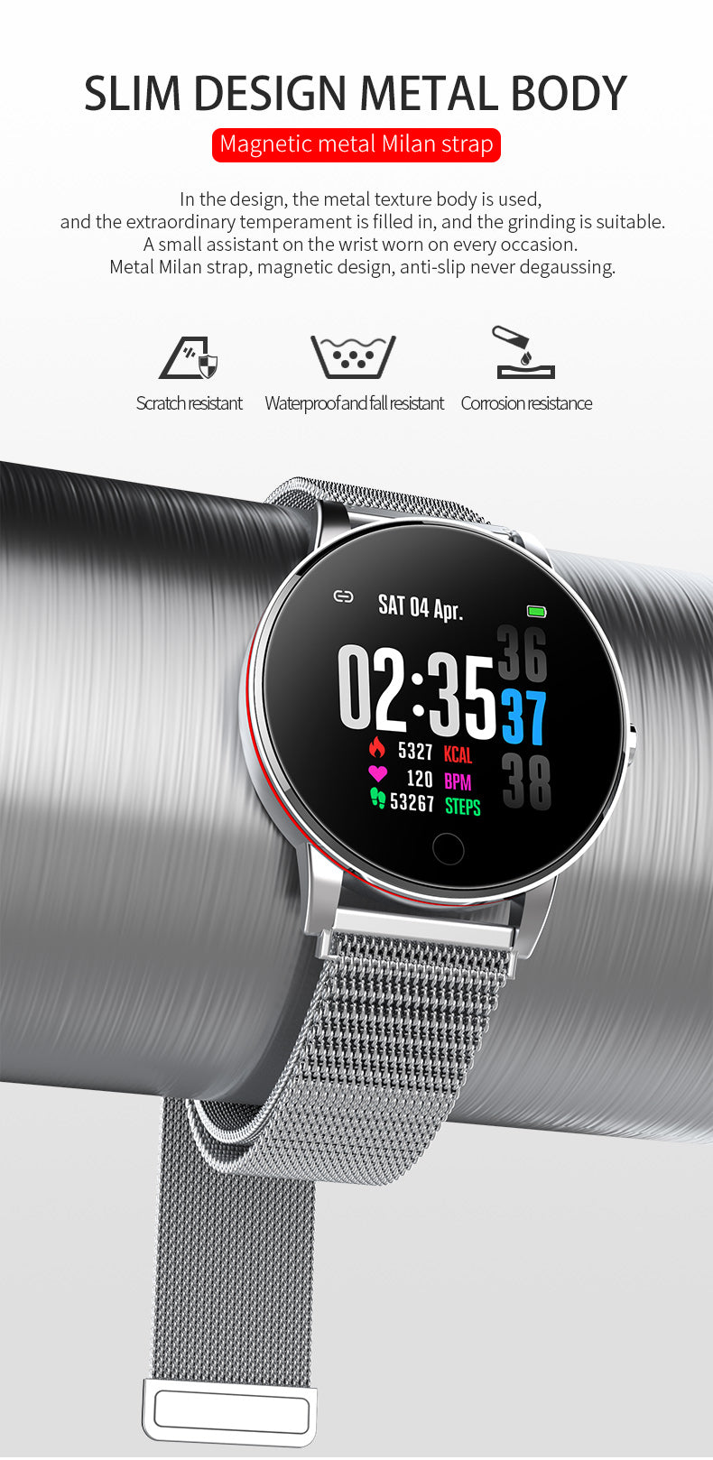 RELOJ INTELIGENTE IP67